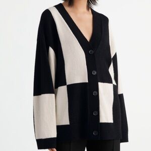 &OTHER STORIES Oversized Colorblock Cardigan